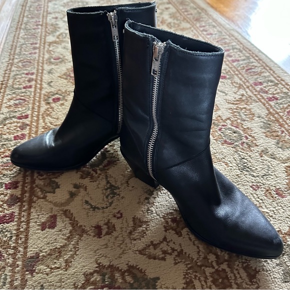 Leather Booties - Picture 2 of 10